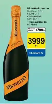 Tesco Mionetto Prosecco ajánlat