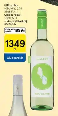 Tesco Hilltop bor ajánlat