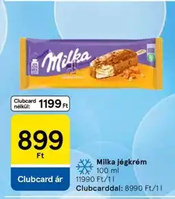 Tesco MILKA Jégkrém ajánlat