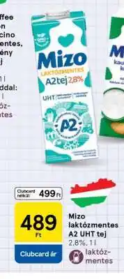 Tesco Mizo laktózmentes A2 UHT tej ajánlat