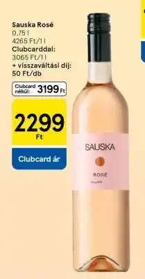Tesco Sauska Rosé ajánlat