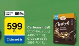 Tesco CERBONA Müzli ajánlat