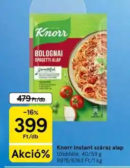 Tesco Knorr instant száraz alap ajánlat