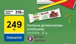 Tesco CERBONA Gluténmentes müzliszelet ajánlat