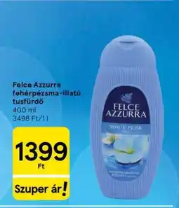 Tesco Felce Azzurra Fehérpézsma-illatú tusfürdő ajánlat
