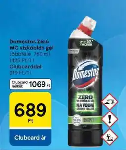 Tesco Domestos Zéró WC Vízkoóldó Gél ajánlat