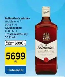 Tesco Ballantine's Whisky ajánlat