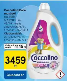 Tesco COCCOLINO CARE Mosógél ajánlat