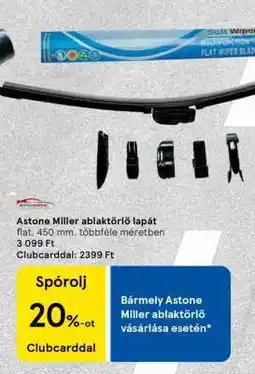 Tesco Astone Miller ablaktörlő lapát ajánlat