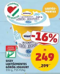 PENNY SISSY LAKTÓZMENTES GÖRÖG JOGHURT ajánlat