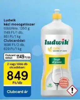 Tesco Ludwik kézi mosogatószer ajánlat