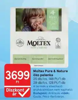 Tesco Moltex Pure & Nature Öko pelenka ajánlat