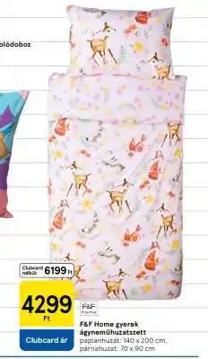 Tesco F&F Home gyerek ágyneműhuzatszett ajánlat