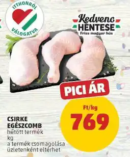 PENNY Csirke egészcomb ajánlat