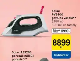 Tesco Solac PV2400 gőzölős vasaló ajánlat
