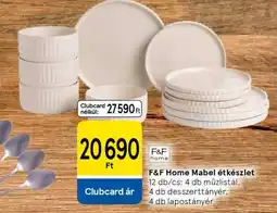 Tesco F&F Home Mabel étkészlet ajánlat