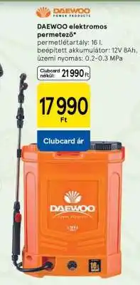 Tesco Daewoo elektromos permetező ajánlat