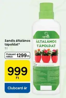 Tesco Sandis általános tápoldat ajánlat