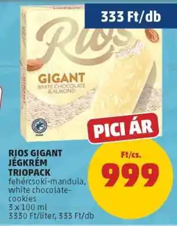 PENNY RIOS GIGANT JÉGKRÉM TRIOPACK ajánlat