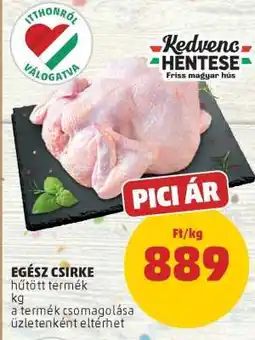 PENNY Egész csirke ajánlat