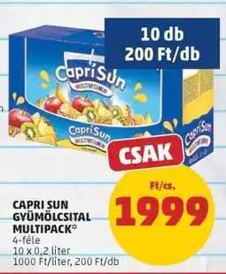 PENNY Capri-Sun Gyümölcsital Multipack ajánlat