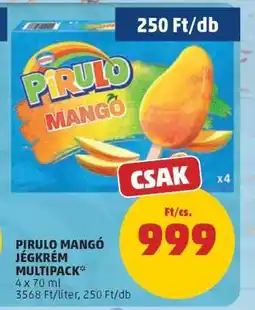 PENNY PIRULO MANGÓ JÉGKRÉM MULTIPACK ajánlat