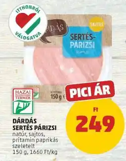 PENNY Dárdás Sertés Párizsi ajánlat