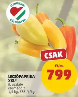 PENNY Lecsópaprika XXL ajánlat