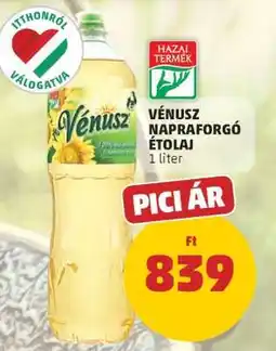 PENNY VÉNUSZ Napraforgó-étolaj ajánlat