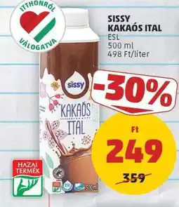 PENNY Sissy Kakaós Ital ajánlat