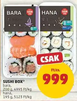 PENNY Sushi box ajánlat