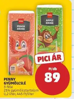 PENNY PENNY GYÜMÖLCSLÉ ajánlat