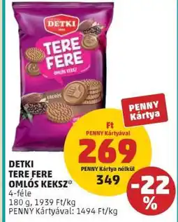 PENNY DETKI Tere Fere omlós keksz ajánlat
