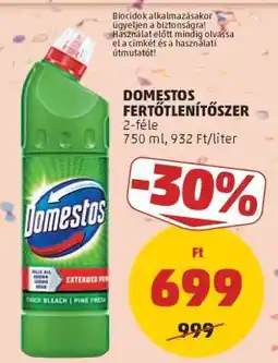 PENNY DOMESTOS Fertőtlenítőszer ajánlat