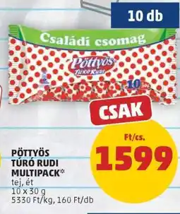 PENNY Pöttyös Túró Rudi Multipack ajánlat