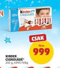 PENNY KINDER Csokoládé ajánlat