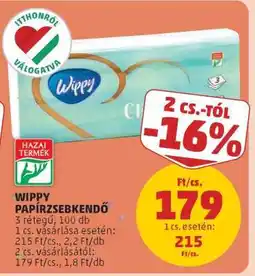 PENNY Wippy Papírzsebkendő ajánlat