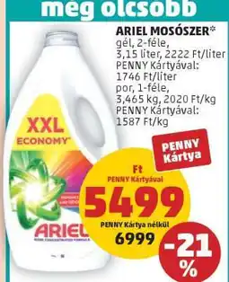 PENNY ARIEL Mosószer ajánlat