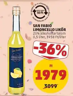 PENNY SAN FABIO LIMONCELLO LIKŐR ajánlat