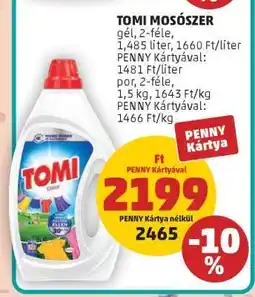 PENNY TOMI MOSÓSZER ajánlat