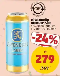 PENNY Löwenbräu Dobozos Sör ajánlat