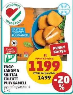 PENNY Fagylakoma Sajttal Töltött Pulykamell ajánlat