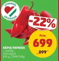 PENNY Kápia paprika ajánlat