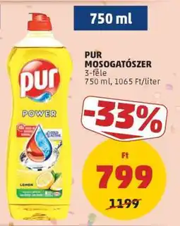 PENNY PUR Mosogatószer ajánlat
