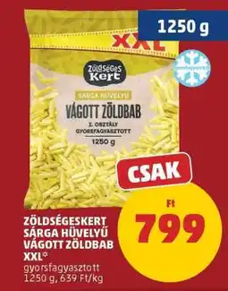 PENNY ZÖLDÉGESKERT SÁRGA HÜVELYŰ VÁGOTT ZÖLDBAB XXL ajánlat