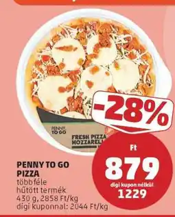 PENNY PENNY TO GO PIZZA ajánlat