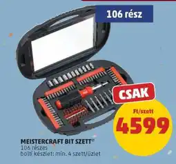 PENNY MEISTERCRAFT BIT SZETT ajánlat