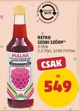 PENNY RETRO SZOBI SZÖRP ajánlat