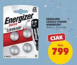 PENNY Energizer CR2032 Lithium Gombelem ajánlat