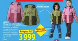 Lidl LUPILU Kisgyermek softshell dzseki ajánlat